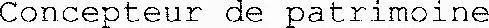 Concepteur de patrimoine