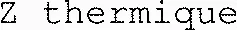Z thermique