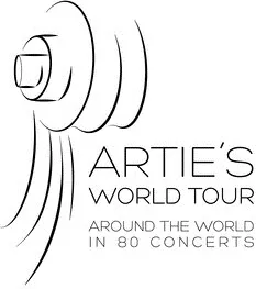 ARTIE'S WORLD TOUR AROUND THE WORLD IN 80 CONCERTS