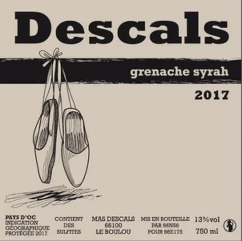 Descals grenache syrah 2017