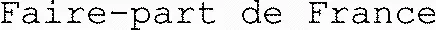 Faire-part de France