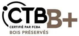 CTB B+ CERTIFIE PAR FCBA BOIS PRESERVES