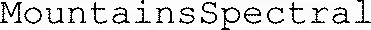 MountainsSpectral