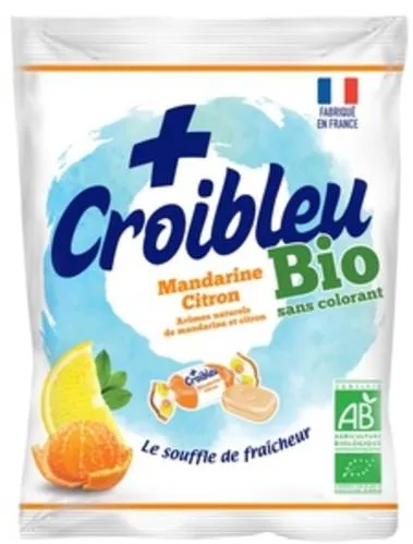 + Croibleu Bio sans colorant Mandarine Citron Le souffle de fraîcheur