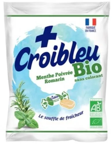 + Croibleu Bio sans colorant Menthe Poivrée Romarin Le souffle de fraîcheur
