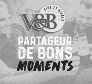 V&B V and B VINS ET BIERES PARTAGEUR DE BONS MOMENTS