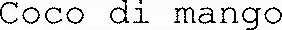 Coco di mango 