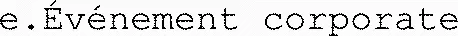 e.Événement corporate 