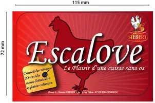 SIEBERT Escalove Le Plaisir d'une cuisse sans os