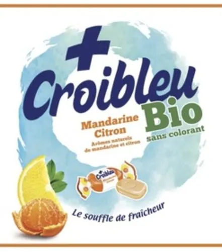 Croibleu Bio sans colorant Mandarine Citron Le souffle de fraîcheur