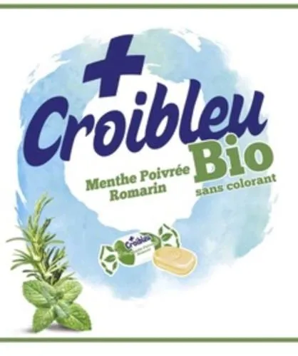 Croibleu Bio sans colorant Menthe Poivrée Romarin