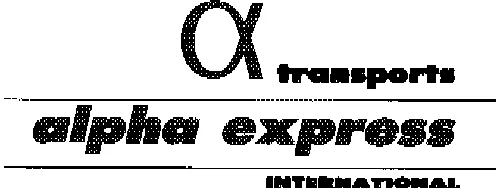 TRANSPORTS ALPHA EXPRESS INTERNATIONAL