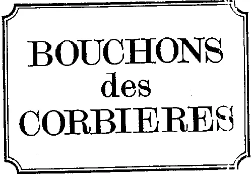 BOUCHONS DES CORBIERES