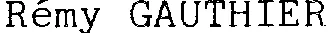 REMY GAUTHIER