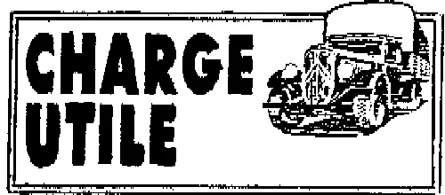 CHARGE UTILE