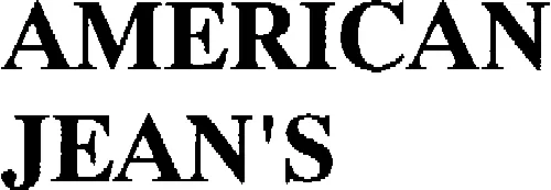 AMERICAN JEAN'S