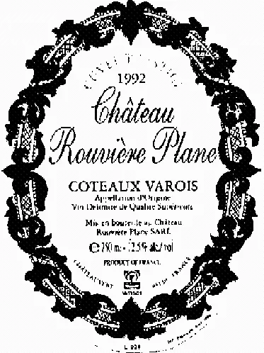 CHATEAU ROUVIERE PLANE