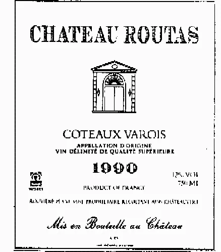 CHATEAU ROUTAS