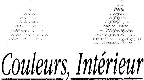 COULEURS, INTERIEUR