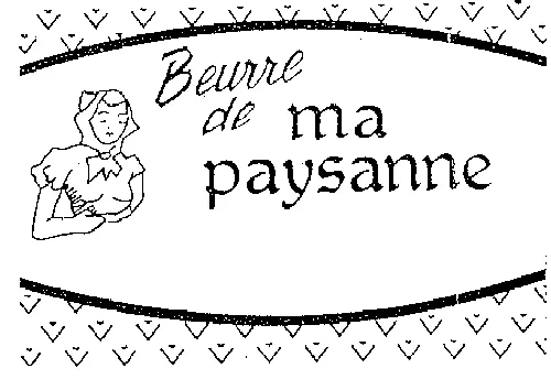 BEURRE DE MA PAYSANNE