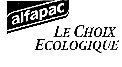 ALFAPAC LE CHOIX ECOLOGIQUE