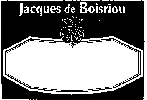 JACQUES DE BOISRIOU