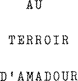 AU TERROIR D'AMADOUR