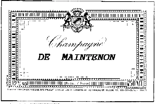 CHAMPAGNE DE MAINTENON