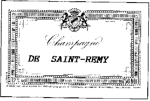 CHAMPAGNE DE SAINT-REMY