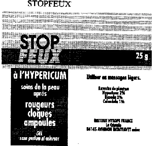STOPFEUX A L'HYPERICUM