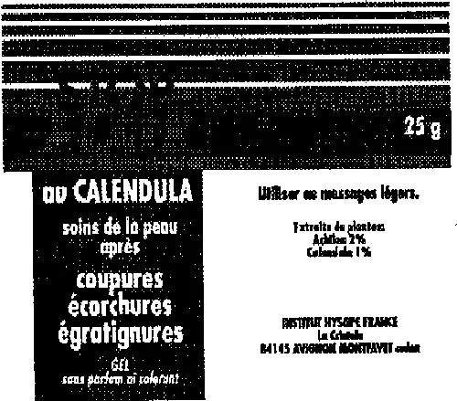 STOP PLAIX AU CALENDULA