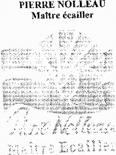 PIERRE NOLLEAU MAITRE ECAILLER
