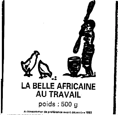 LA BELLE AFRICAINE AU TRAVAIL
