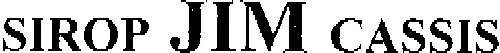 SIROP JIM CASSIS