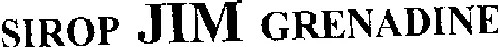 SIROP JIM GRENADINE