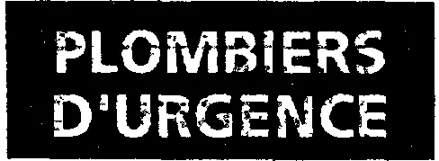 PLOMBIERS D'URGENCE