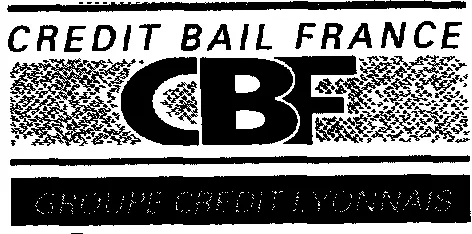 CBF CREDIT BAIL FRANCE GROUPE CREDIT LYONNAIS