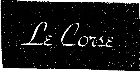 LE CORSE