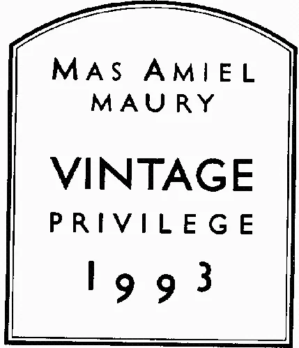 MAS AMIEL MAURY VINTAGE PRIVILEGE 1993
