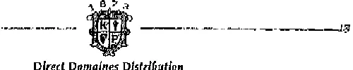 DIRECT DOMAINES DISTRIBUTION KP 1873