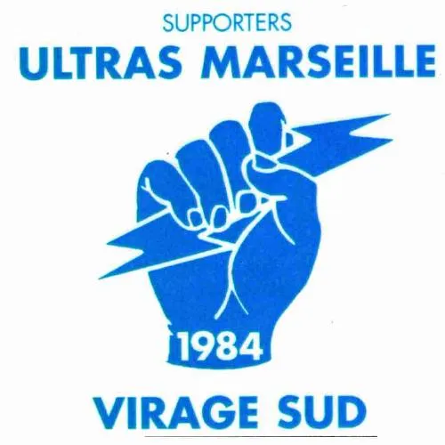 SUPPORTERS ULTRAS MARSEILLE 1984 VIRAGE SUD