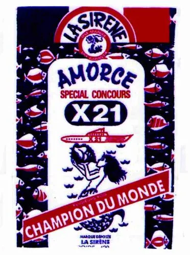 LA SIRENE AMORCE X21 SPECIAL CONCOURS CHAMPION DU MONDE, UNE MARQUE UNE GARANTIE