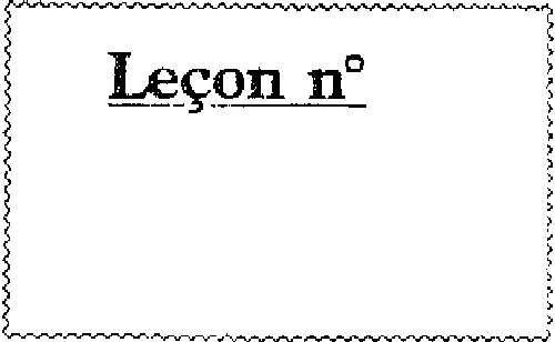 Leçon n°