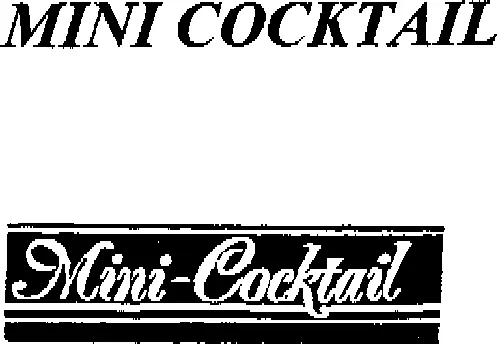 MINI COCKTAIL