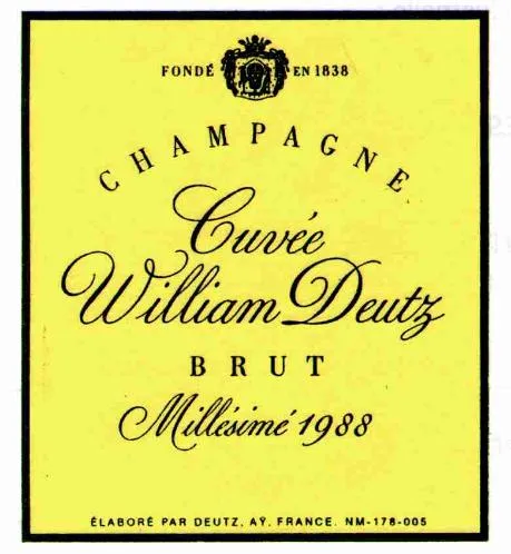 CUVEE WILLIAM DEUTZ