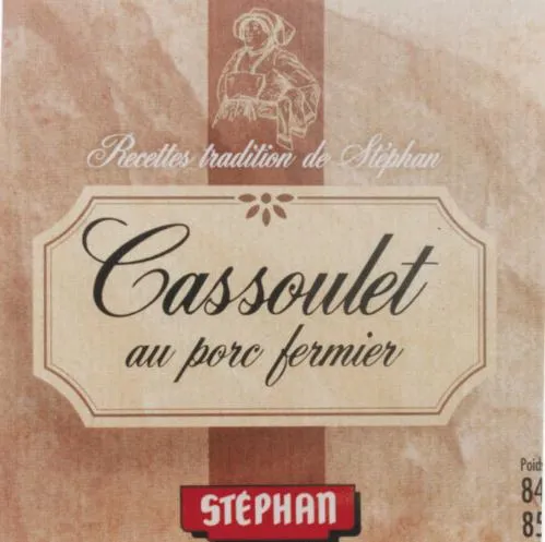 RECETTES TRADITION DE STEPHAN CASSOULET AU PORC FERMIER STEPHAN