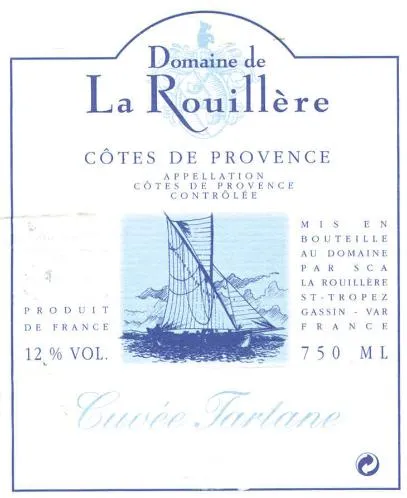 DOMAINE DE LA ROUILLERE CUVEE TARTANE