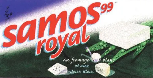 SAMOS 99 royal au fromage blanc et aux deux bleus