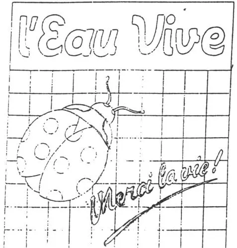 L'Eau Vive Merci la vie !