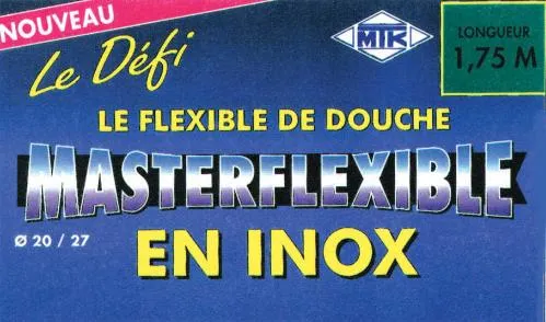 NOUVEAU Le Defi MTK LE FLEXIBLE DE DOUCHE MASTERFLEXIBLE EN INOX